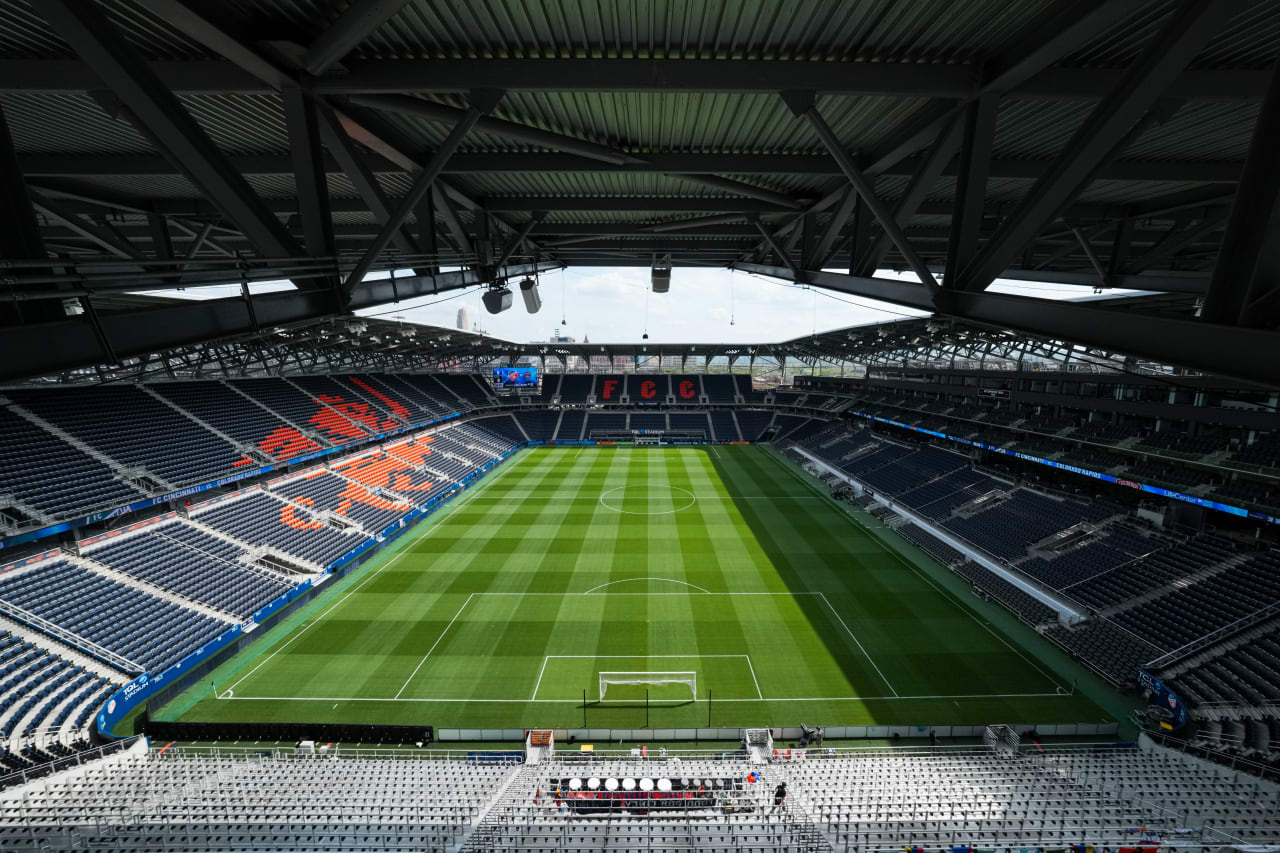 CINCINNATI, OHIO - APRIL 27: FC Cincinnati against Colorado Rapids on April 27, 2024 at TQL Stadium in Cincinnati, Ohio.