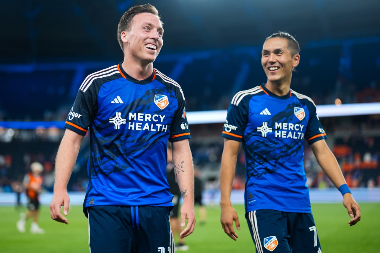 CINCINNATI, OHIO - APRIL 27: FC Cincinnati against Colorado Rapids on April 27, 2024 at TQL Stadium in Cincinnati, Ohio.