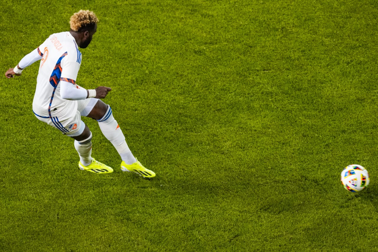 CHICAGO, ILLINOIS - MARCH 2: Chicago Fire FC against FC Cincinnati on March 2, 2024 at Soldier Field in Chicago, Illinois.