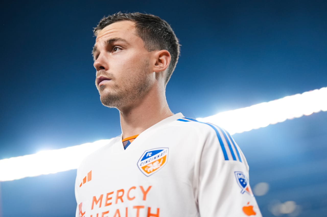 CHICAGO, ILLINOIS - MARCH 2: Chicago Fire FC against FC Cincinnati on March 2, 2024 at Soldier Field in Chicago, Illinois.