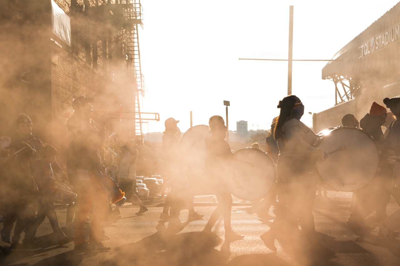 CINCINNATI, OHIO - MARCH 23: FC Cincinnati against New York City FC on March 23, 2024 at TQL Stadium in Cincinnati, Ohio.