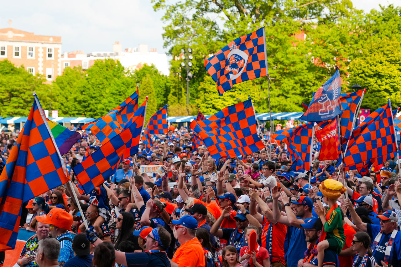 CINCINNATI, OHIO - APRIL 27: FC Cincinnati against Colorado Rapids on April 27, 2024 at TQL Stadium in Cincinnati, Ohio.