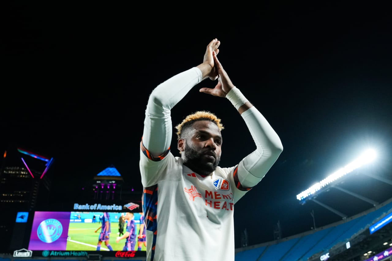 CHARLOTTE, NORTH CAROLINA - MARCH 30: Charlotte FC against FC Cincinnati on March 30, 2024 at Bank of America Stadium in Charlotte, North Carolina.