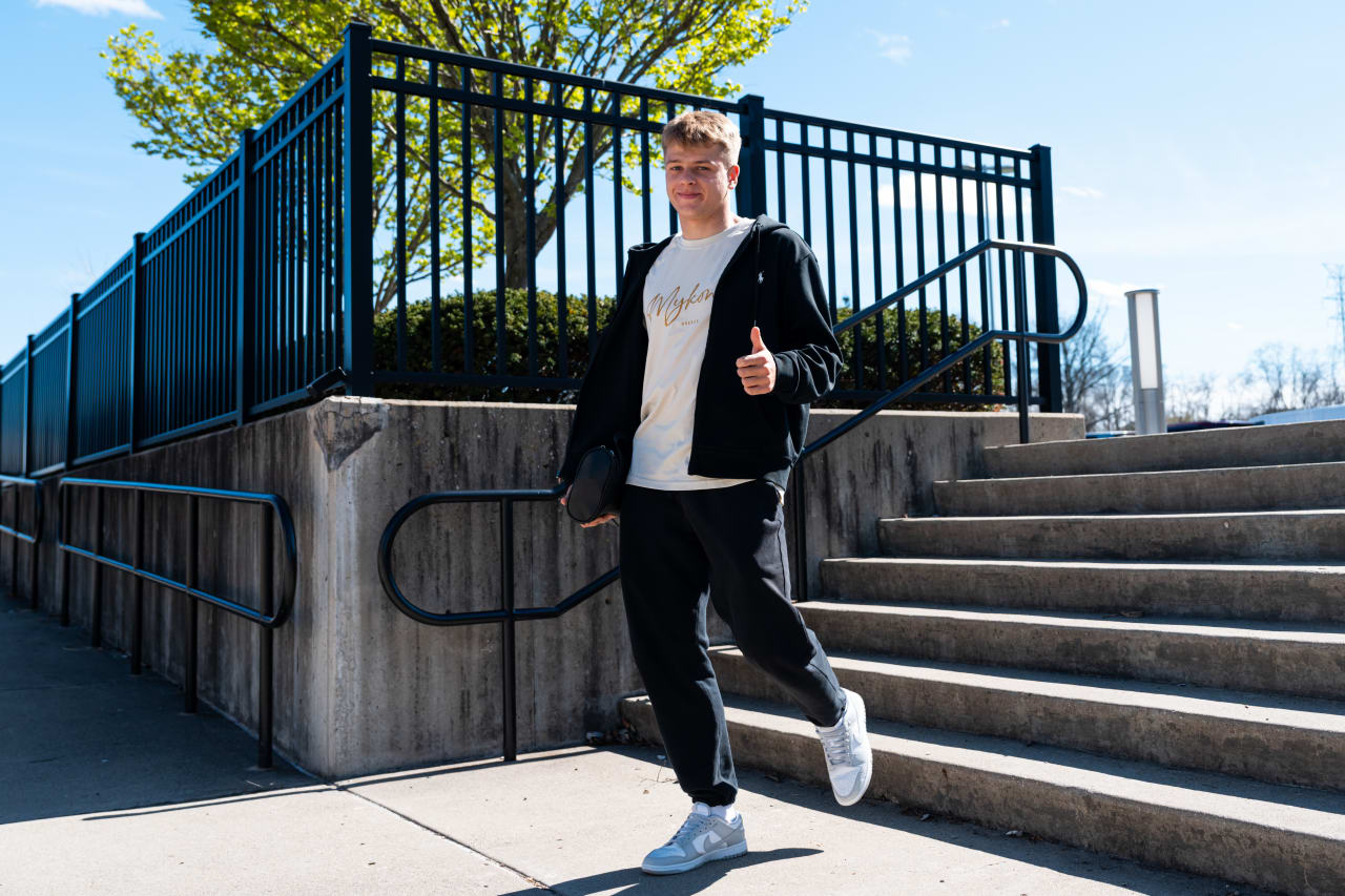 HIGHLAND HEIGHTS, KENTUCKY - MARCH 17: FC Cincinnati 2 against Chicago Fire FC II on March 17, 2024 at Scudamore Field at Northern Kentucky University in Highland Heights, Kentucky.