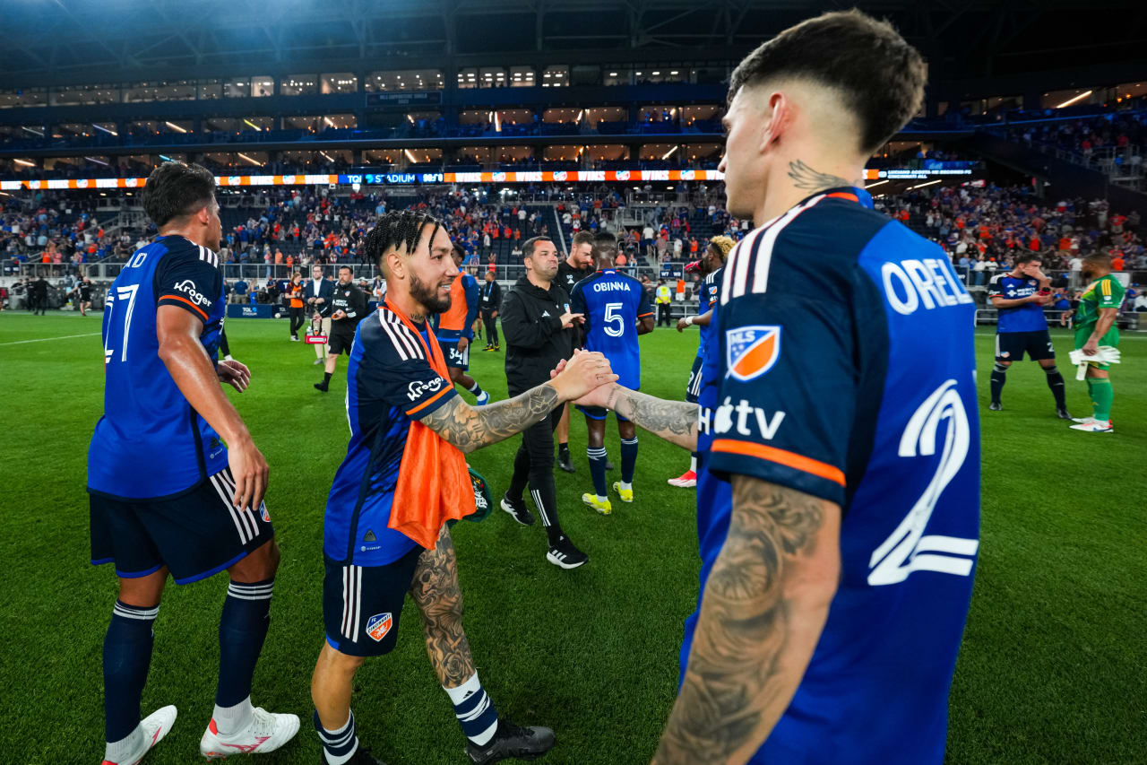 CINCINNATI, OHIO - APRIL 27: FC Cincinnati against Colorado Rapids on April 27, 2024 at TQL Stadium in Cincinnati, Ohio.