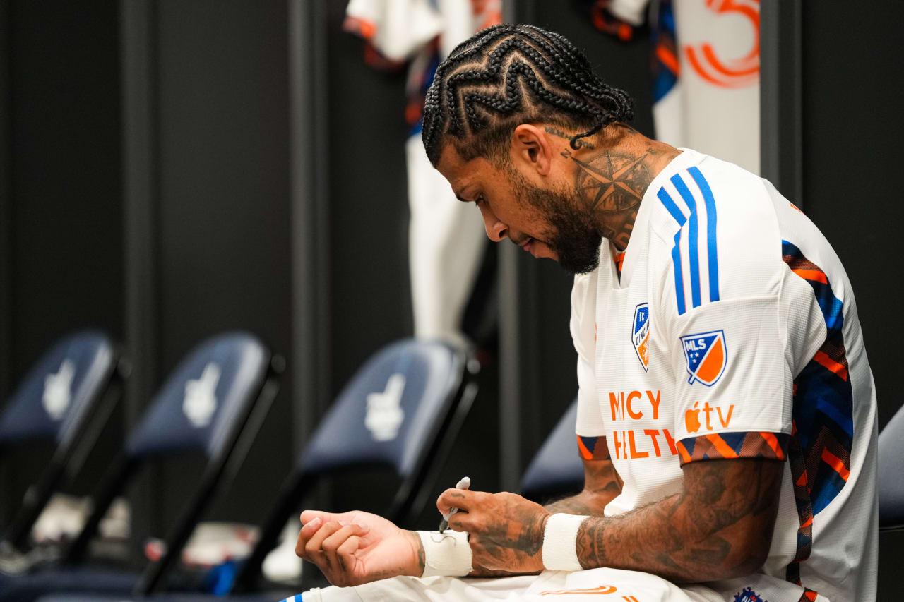 FOXBOROUGH, MASSACHUSETTS - MARCH 17:  New England Revolution against FC Cincinnati on March 17, 2024 in Foxborough, Massachusetts.