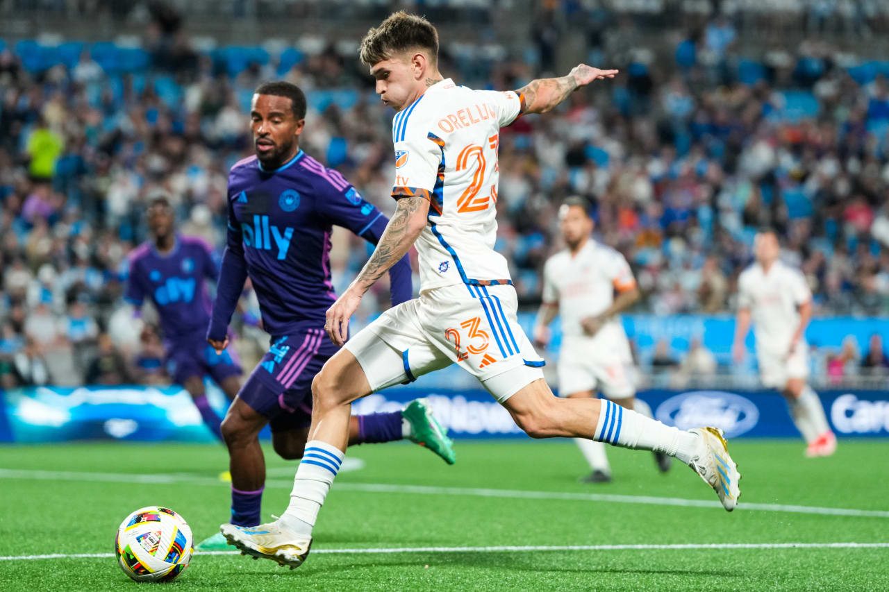 CHARLOTTE, NORTH CAROLINA - MARCH 30: Charlotte FC against FC Cincinnati on March 30, 2024 at Bank of America Stadium in Charlotte, North Carolina.