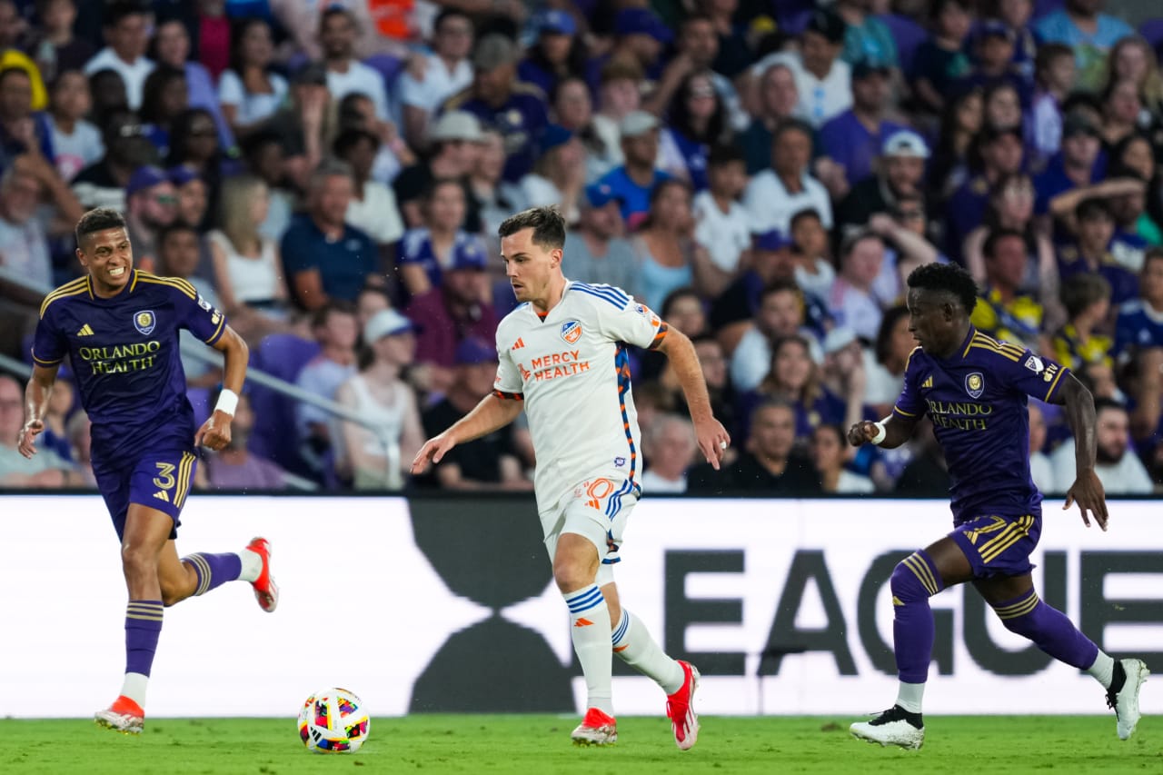 ORLANDO, FLORIDA - MAY 4: Orlando City SC against FC Cincinnati on May 4, 2024 at Inter&Co Stadium in Orlando, Florida.