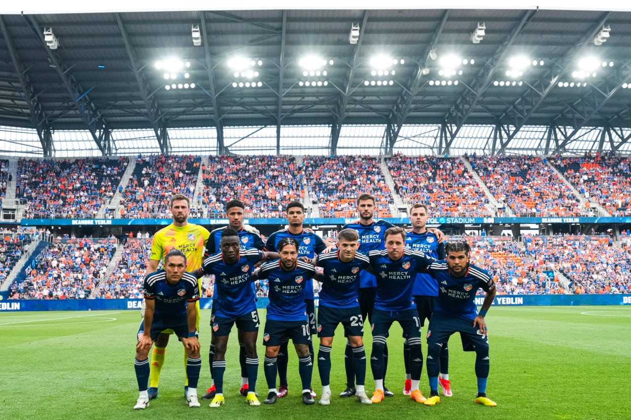 CINCINNATI, OHIO - APRIL 27: FC Cincinnati against Colorado Rapids on April 27, 2024 at TQL Stadium in Cincinnati, Ohio.