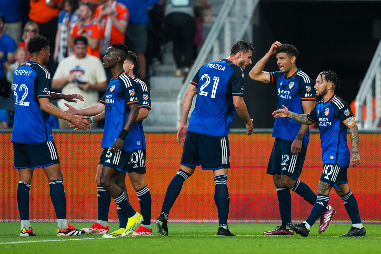 CINCINNATI, OHIO - APRIL 27: FC Cincinnati against Colorado Rapids on April 27, 2024 at TQL Stadium in Cincinnati, Ohio.