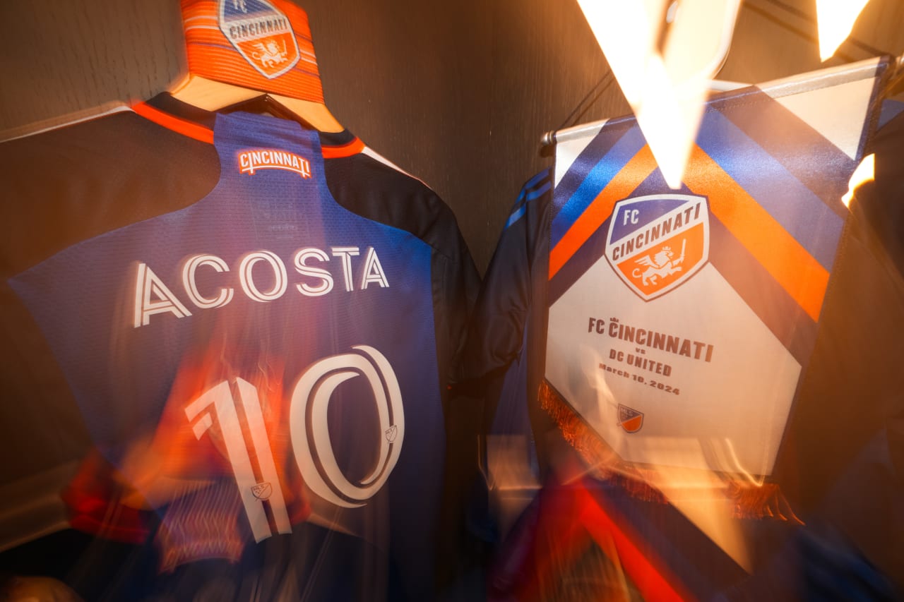CINCINNATI, OHIO - MARCH 10: FC Cincinnati against D.C. United on March 10, 2024 at TQL Stadium in Cincinnati, Ohio.