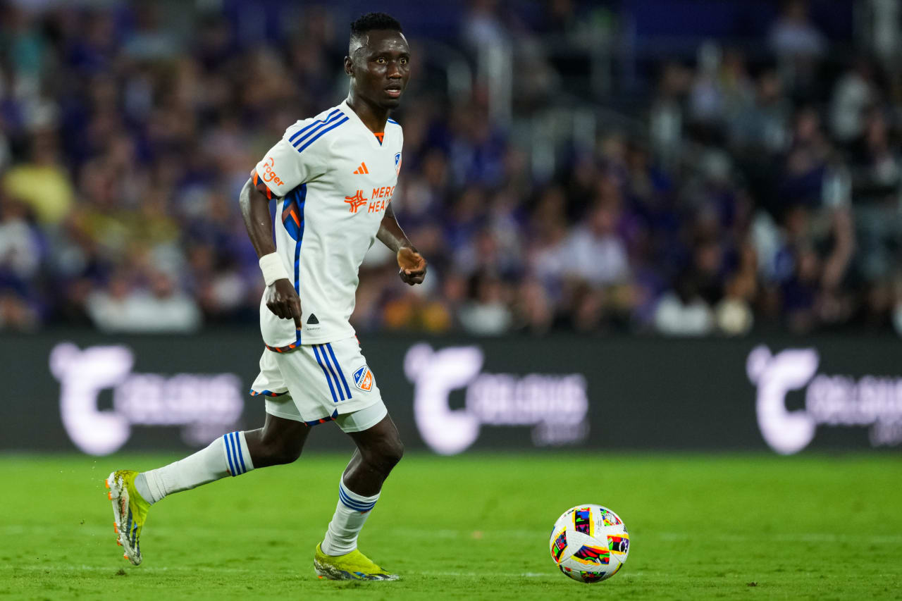 ORLANDO, FLORIDA - MAY 4: Orlando City SC against FC Cincinnati on May 4, 2024 at Inter&Co Stadium in Orlando, Florida.